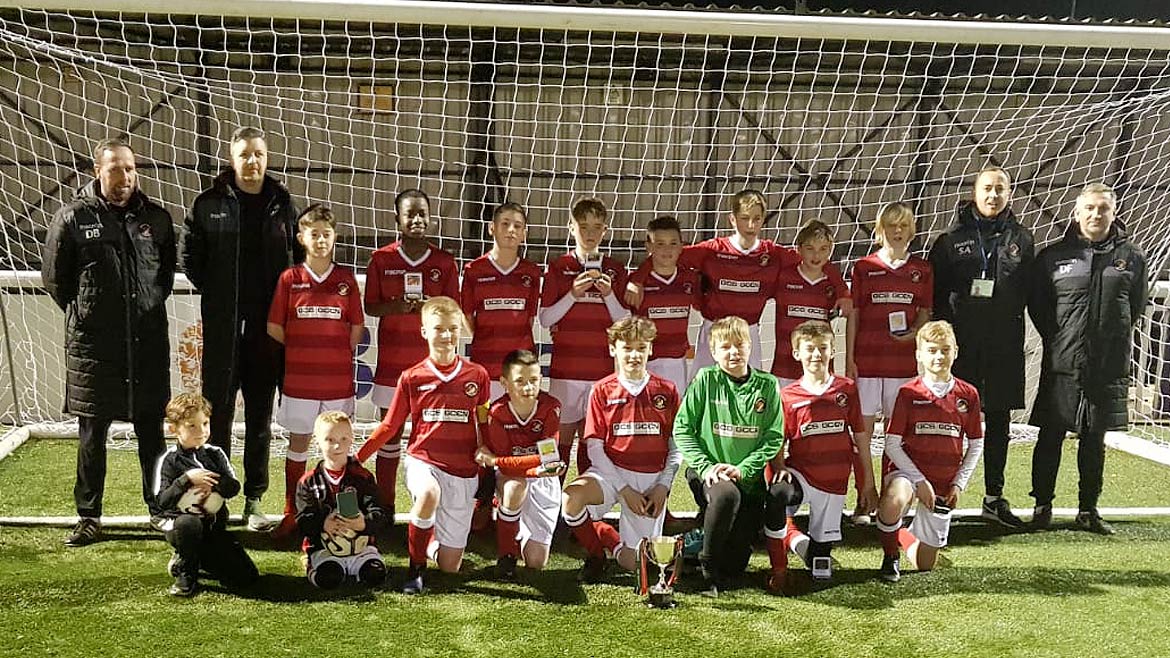 U13s triumph on penalties!
