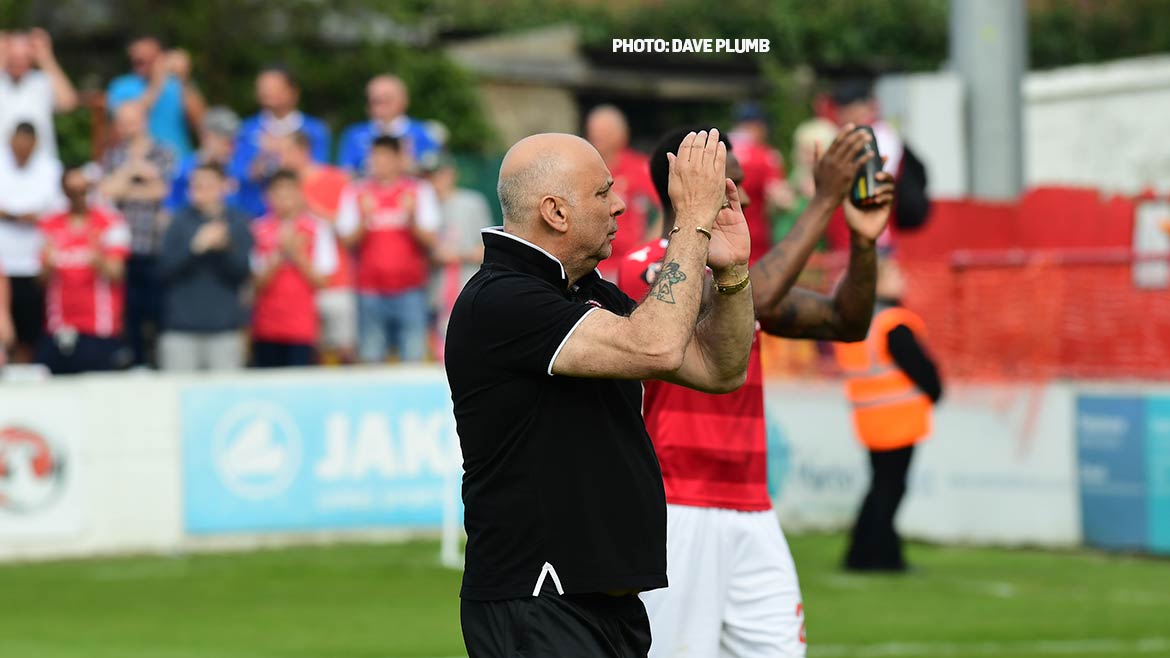“It was Dover’s day” says Hill as play-off hopes are dashed